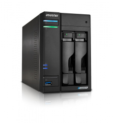 Asustor LOCKERSTOR 2 Gen2 NAS de 2 Bahías, 40TB, Intel Celeron N5105 2GHz, USB 3.2, Negro ― No Incluye Discos Duros 