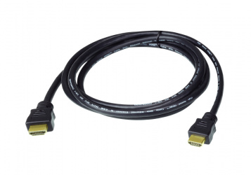 Aten Cable HDMI de Alta Velocidad con Ethernet, HDMI 2.2 Macho - HDMI 2.2 Macho, 4K, 60Hz, 3 Metros, Negro 