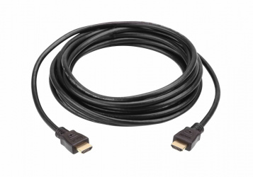 Aten Cable HDMI de Alta Velocidad con Ethernet, HDMI 1.4 Macho - HDMI 1.4 Macho, 4K, 30Hz, 10 Metros, Negro 