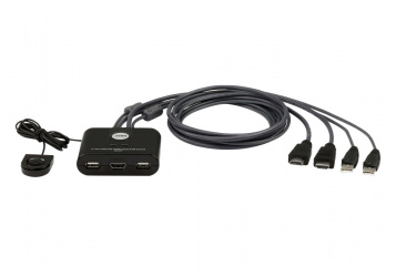 Aten Switch KVM CS22HF, 2x HDMI, 2x USB A 