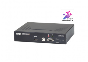 Aten Transmisor de KVM Alámbrico, 2x HDMI, 1x RJ-45, 2x USB A 