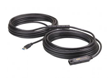 Aten Cable Extensor USB 3.2 Macho - USB 3.2 Hembra, 15 Metros, Negro 