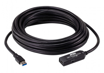 Aten Cable Extensor USB 3.2 Macho - USB C Hembra, 10 Metros, Negro 