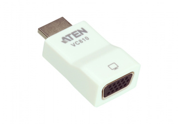 Aten Adaptador HDMI Macho - VGA Hembra, Negro 