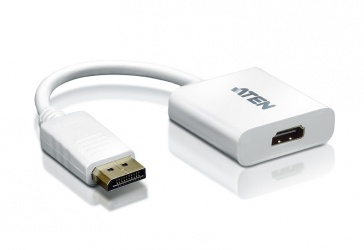 Aten Adaptador DisplayPort  Macho - HDMI Hembra, Blanco 