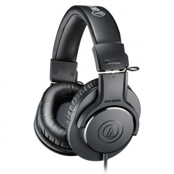 Audio-Technica Audífonos ATH-M20X, Alámbrico, 3 Metros, 3.5mm, Negro 