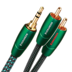 AudioQuest Cable 3.5mm Macho - 2x RCA Macho, 2 Metros, Verde 