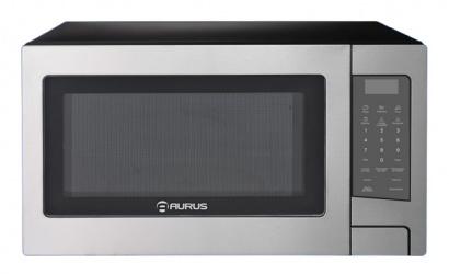 Aurus Horno de Microondas AMP11SS, 1.1 Pies Cúbicos, 1000W, Negro/Acero Inoxidable 