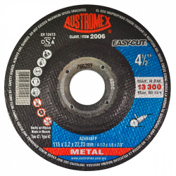 Austromex Disco para Esmeriladora Angular 2006, 4 1/2