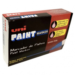 Marcador Permanente Uni Paint PX-20 Mediano Blanco