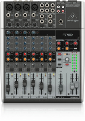 Behringer Mezcladora Xenyx 1204USB, 12 Canales, 24 bit, XLR/6.3mm, USB-B, Gris 