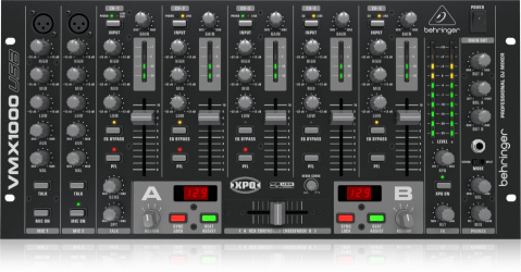 Behringer Mezcladora Digital Pro VMX1000USB, 7 Canales, USB B, XLR, Negro/Gris 