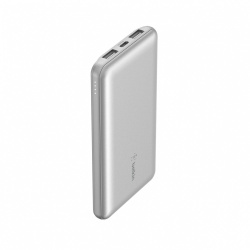 Cargador Portátil Belkin Power Bank Boost Charge, 10000 mAh, Plata 