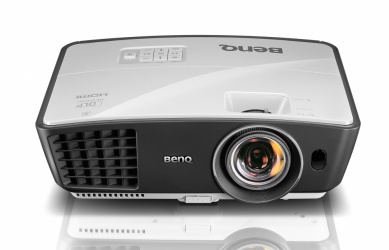 Proyector BenQ W770ST DLP, 720p 1280 x 720, 2500 Lúmenes, 3D, Negro/Gris 