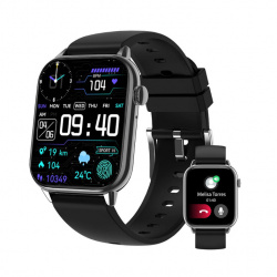 Binden Smartwatch ERA Day Lite, Touch, Bluetooth 5.0, Android/iOS, Negro - Resistente al Agua 