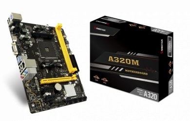 Tarjeta Madre Biostar A320MH, S-AM4, AMD A320, HDMI, 32GB DDR4 para AMD ― Requiere Actualización de Bios para la Serie Ryzen 3000 