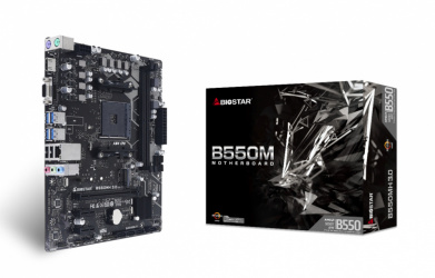 Tarjeta Madre Biostar Micro ATX B550MH 3.0, S-AM4, AMD B550, HDMI, 64GB DDR4 para AMD 