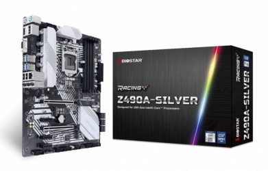 Tarjeta Madre Biostar ATX Z490A-SILVER, S-1200, Intel Z490, HDMI, 64GB DDR4 para Intel ― No es Compatible con Procesadores Intel 11va. Generación 