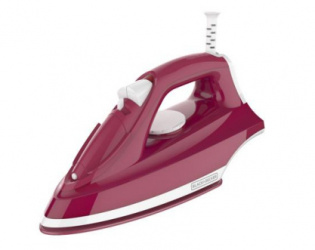 Black & Decker Plancha de Vapor P2135, 1200W, 0.25L, Rojo 