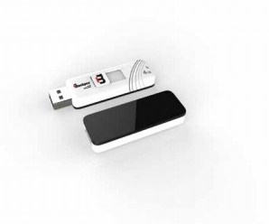 Memoria USB Blackpcs MU2101, 4GB, USB 2.0, Blanco 