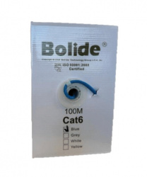 Bolide Bobina de Cable de Red Cat6 UTP, 23AWG 100 Metros, Azul 