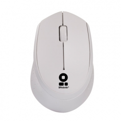 Mouse Ergonómico BRobotix Óptico 6000809, Inalámbrico, USB, 1000DPI, Blanco 