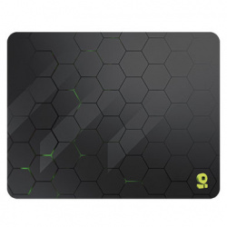 Mousepad Gamer BRobotix 6007075, 31 x 40cm, Grosor 3mm, Negro/Gris 