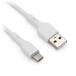 BRobotix Cable USB A Macho - USB C Macho, 1 Metro, Blanco 