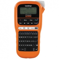 Brother P-touch Edge PT-E110, Impresora de Etiquetas, Transferencia Térmica, 180 x 180 DPI, Naranja 