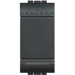 Bticino Interruptor de Cuatro Vías 1 Polo L4004N, 127 - 277V, 16A, Negro 