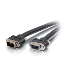 C2G Cable VGA Macho - VGA Hembra, 1.8 Metros, Negro 