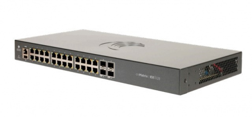 Switch Cambium Networks Gigabit Ethernet cnMatrix EX1028, 24 Puertos 10/100/1000 + 4 Puertos SFP, 128Gbit/s, 16.000 Entradas - Administrable 