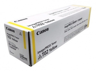 Tóner Canon T02 Amarillo, 43.000 Páginas 