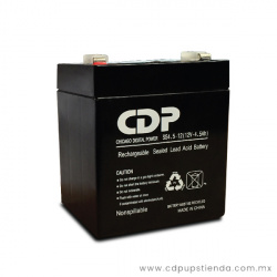 CDP Batería de Reemplazo para No Break SLB 12-4.5, 12V, 4.5Ah ― Abierto 