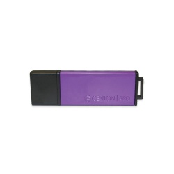 Memoria USB Centon DataStick Pro2, 128GB, USB 3.2, Negro/Púrpura 