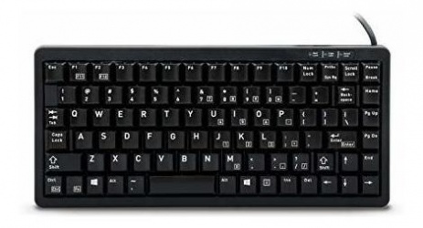 Teclado Cherry G84-4100, Alámbrico, PS2/USB, Negro (Inglés) 