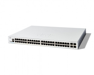 Switch Cisco Gigabit Ethernet Catalyst 1300, 48 Puertos 10/100/1000Mbps + 4 Puertos SFP+, 176 Gbit/s - Administrable 