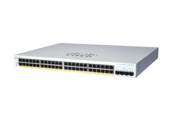 Switch Cisco Gigabit Ethernet Business CBS220, 48 Puertos 10/100/1000Mbps + 4 Puertos SFP+, 176 Gbit/s, 8192 Entradas - Administrable 