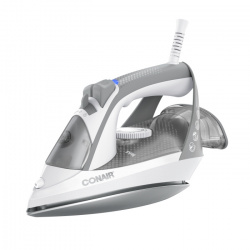 Conair Plancha de Vapor Steam Iron, 1200W, Gris/Blanco 