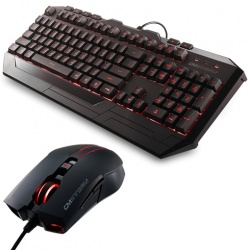 Kit Gamer de Teclado y Mouse Cooler Master incluye Devastator MB24 + MS2K Rojo, Alámbrico, USB, Negro 