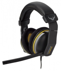 Corsair Audífonos Gamer H1500 Dolby 7.1, Alámbrico, 3 Metros, Negro/Amarillo 