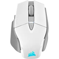 Mouse Gamer Corsair Óptico M65 RGB, Inalámbrico, Bluetooth, 26000DPI, Blanco 