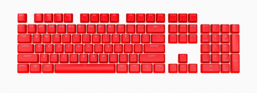 ﻿Corsair Set de 104 Teclas PBT DOUBLE-SHOT PRO, para Teclados Mecánicos, Rojo 