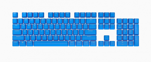 Corsair Set de 104 Teclas PBT DOUBLE-SHOT PRO, para Teclados Mecánicos, Azul 