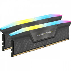 Kit Memoria RAM Corsair Vengeance RGB DDR5, 6000MHz, 32GB - 2 x 16GB, CL30, XMP 