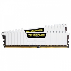 Kit Memoria RAM Corsair Vengeance LPX DDR4, 3000MHz, 16GB (2 x 8GB), Non-ECC, CL16, Blanco 
