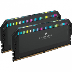 Kit Memoria RAM Corsair Dominator Platinum RGB DDR5, 6000MHz, 32GB (2 x 16GB), Non-ECC, CL30, XMP 