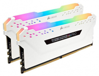 Kit Memoria RAM Corsair Vengeance DDR4, 3000MHz, 16GB (2 x 8GB), Non-ECC, CL15, XMP, Blanco ― Abierto 
