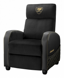 Cougar Sillón RANGER ELITE GOLD, hasta 135Kg, Negro/Dorado 