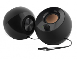 Creative Labs Bocinas para Computadora Pebble , Alámbrico, 2.0, 4.4W RMS, Negro 